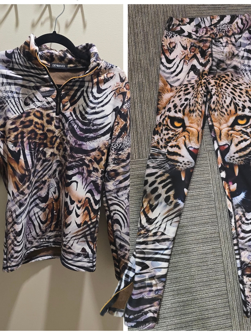 Denimaxx fleece activewear set M